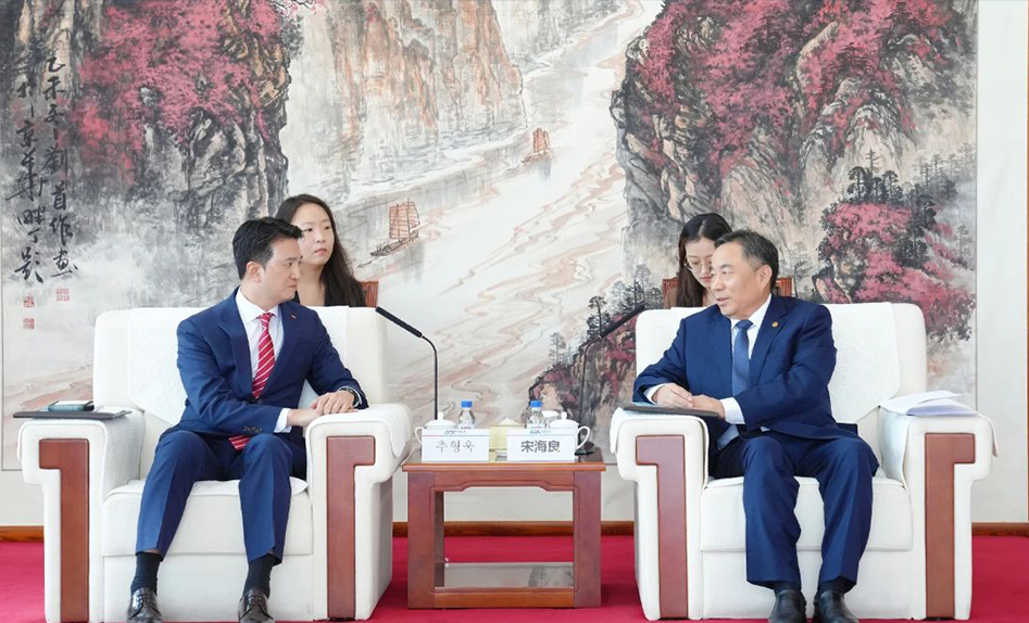 牵手 | 中国能建 & 韩国SK能源集团，会谈